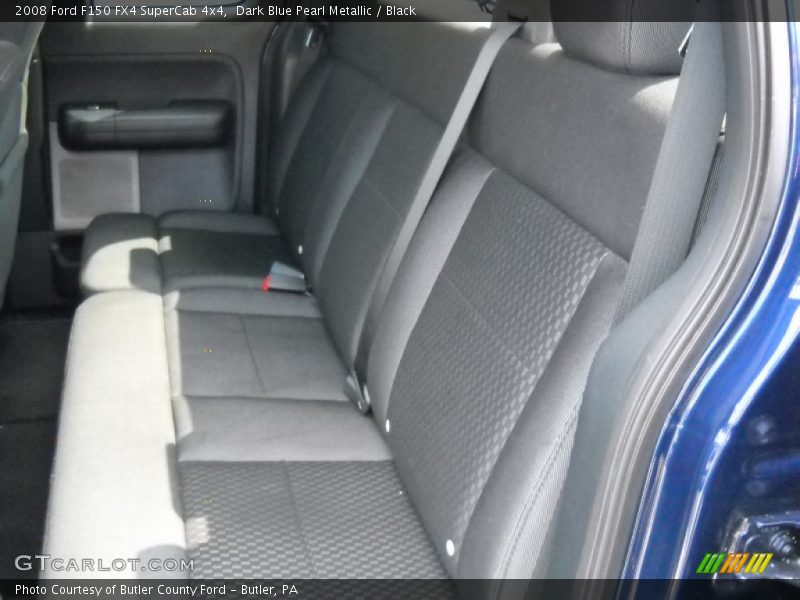 Dark Blue Pearl Metallic / Black 2008 Ford F150 FX4 SuperCab 4x4