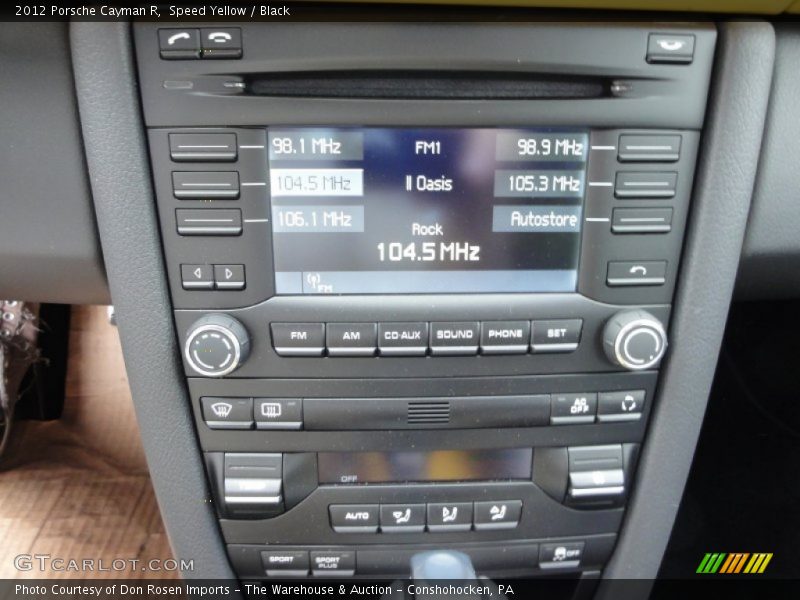 Controls of 2012 Cayman R