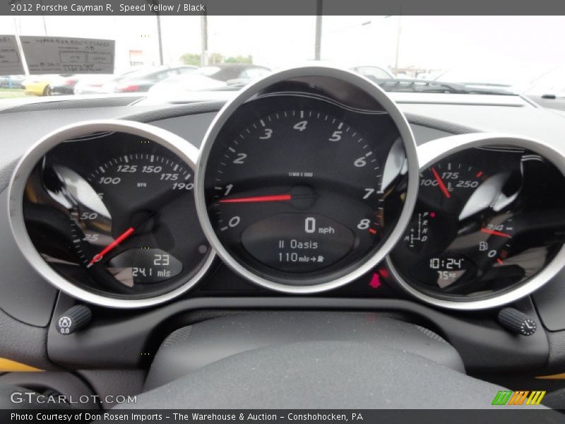  2012 Cayman R R Gauges