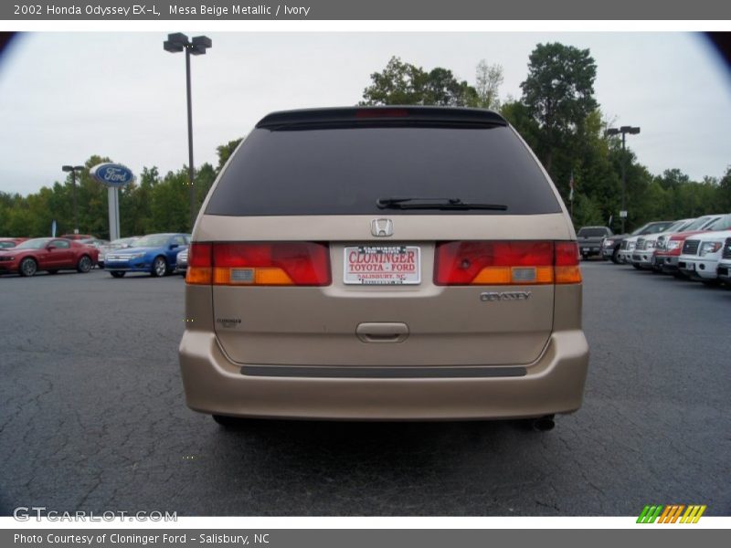Mesa Beige Metallic / Ivory 2002 Honda Odyssey EX-L