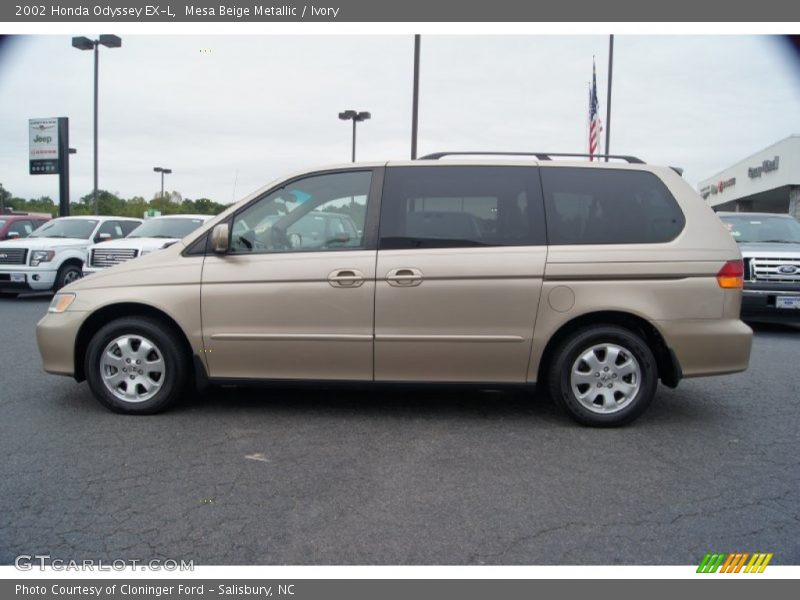  2002 Odyssey EX-L Mesa Beige Metallic