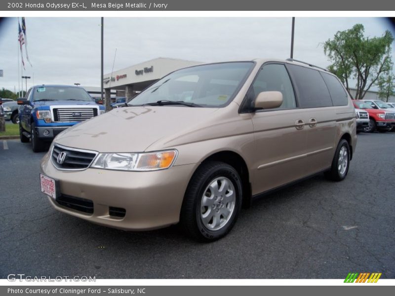 Mesa Beige Metallic / Ivory 2002 Honda Odyssey EX-L