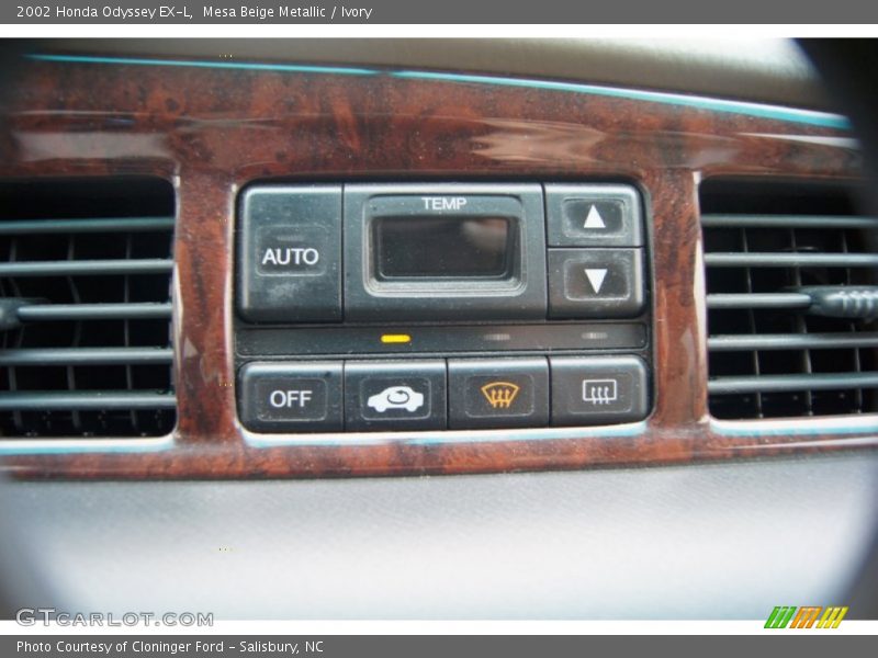 Controls of 2002 Odyssey EX-L