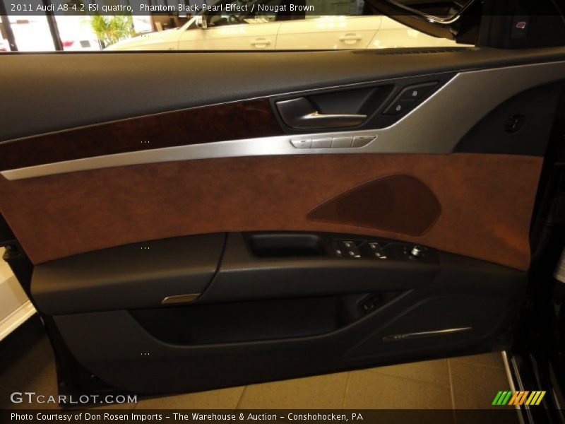 Phantom Black Pearl Effect / Nougat Brown 2011 Audi A8 4.2 FSI quattro