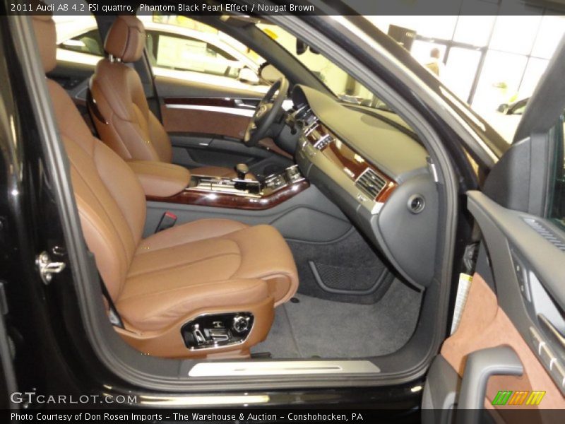  2011 A8 4.2 FSI quattro Nougat Brown Interior
