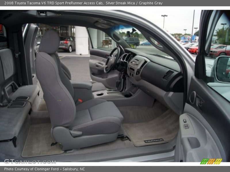 Silver Streak Mica / Graphite Gray 2008 Toyota Tacoma V6 TRD Sport PreRunner Access Cab