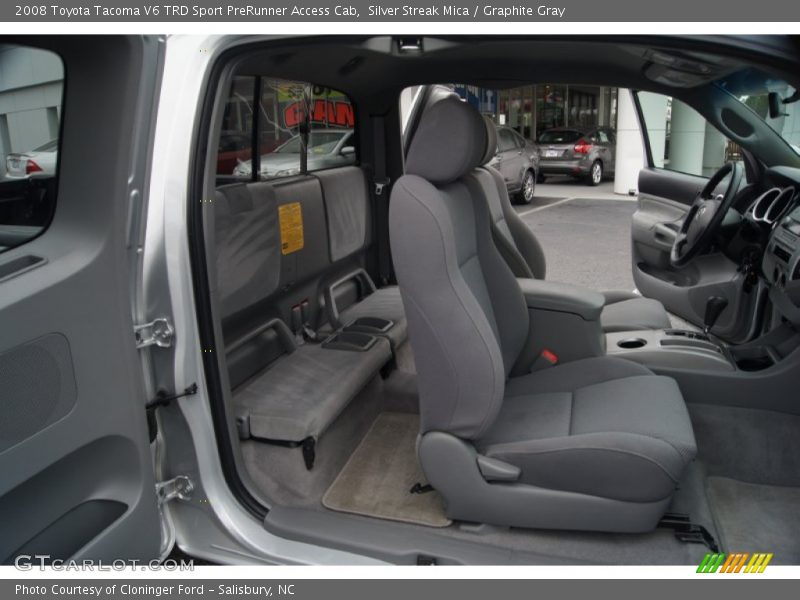 Silver Streak Mica / Graphite Gray 2008 Toyota Tacoma V6 TRD Sport PreRunner Access Cab