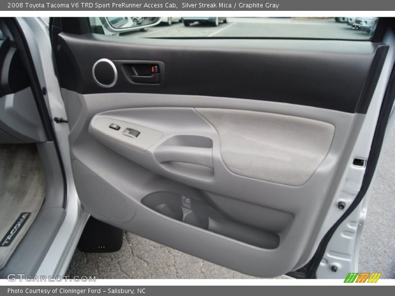 Silver Streak Mica / Graphite Gray 2008 Toyota Tacoma V6 TRD Sport PreRunner Access Cab