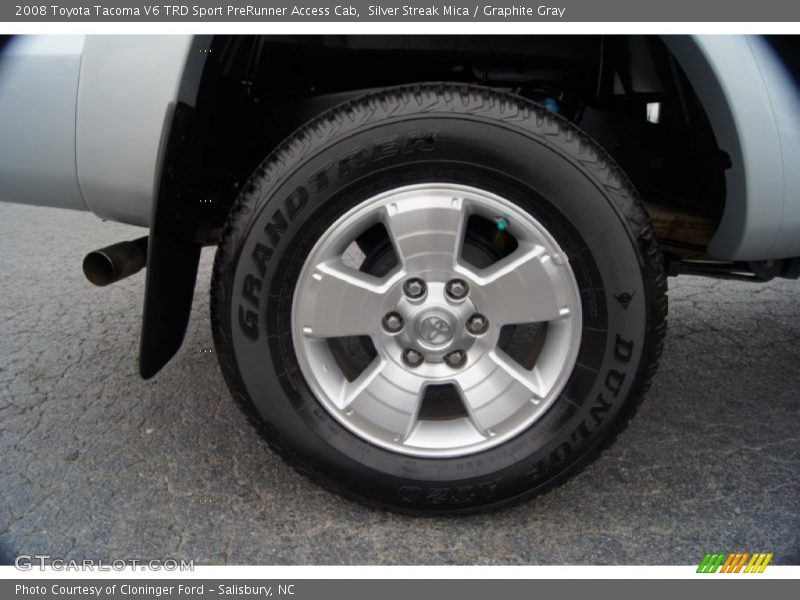 Silver Streak Mica / Graphite Gray 2008 Toyota Tacoma V6 TRD Sport PreRunner Access Cab