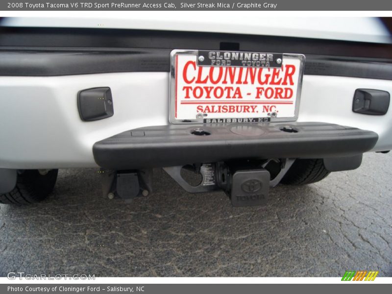 Silver Streak Mica / Graphite Gray 2008 Toyota Tacoma V6 TRD Sport PreRunner Access Cab