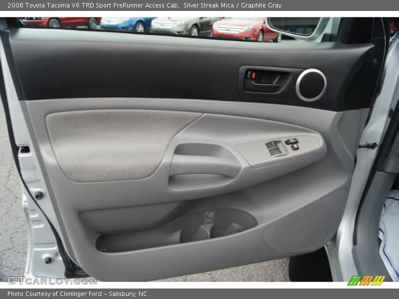 Silver Streak Mica / Graphite Gray 2008 Toyota Tacoma V6 TRD Sport PreRunner Access Cab