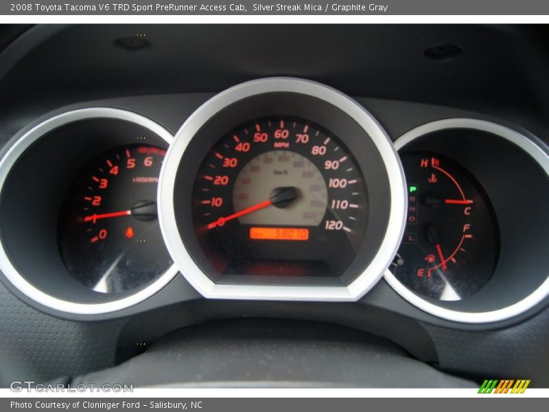 Silver Streak Mica / Graphite Gray 2008 Toyota Tacoma V6 TRD Sport PreRunner Access Cab