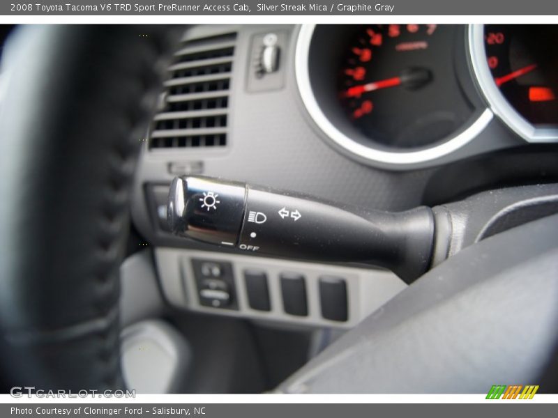 Silver Streak Mica / Graphite Gray 2008 Toyota Tacoma V6 TRD Sport PreRunner Access Cab