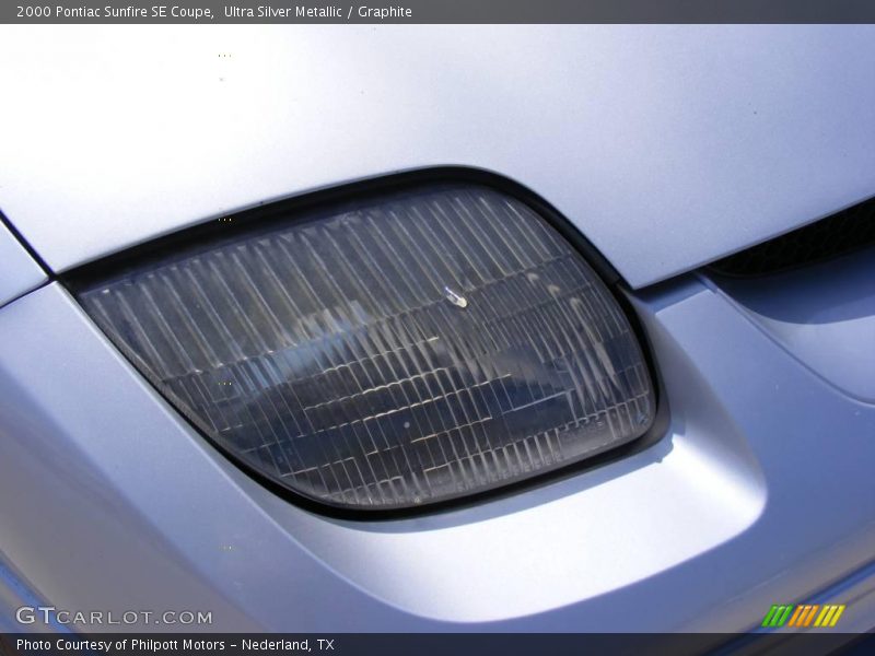 Ultra Silver Metallic / Graphite 2000 Pontiac Sunfire SE Coupe