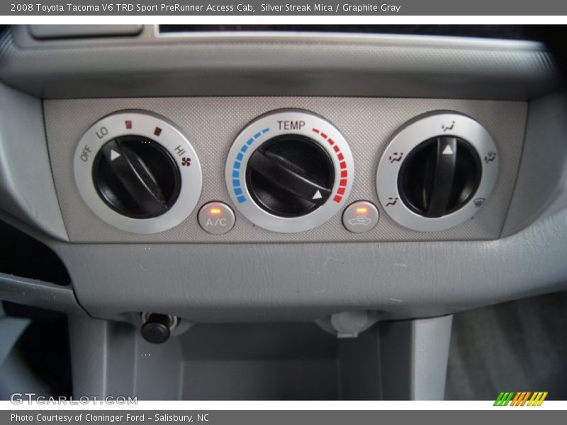 Silver Streak Mica / Graphite Gray 2008 Toyota Tacoma V6 TRD Sport PreRunner Access Cab
