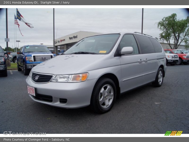 Starlight Silver / Ivory 2001 Honda Odyssey EX