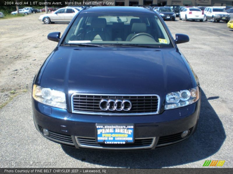 Moro Blue Pearl Effect / Grey 2004 Audi A4 1.8T quattro Avant
