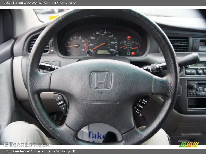 Starlight Silver / Ivory 2001 Honda Odyssey EX