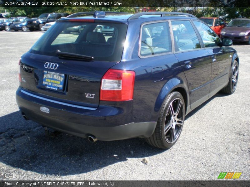 Moro Blue Pearl Effect / Grey 2004 Audi A4 1.8T quattro Avant