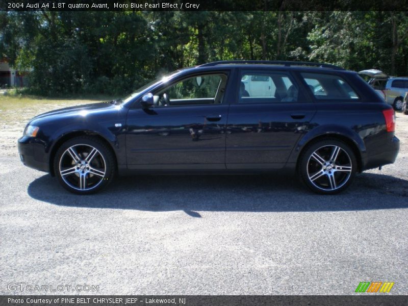 Moro Blue Pearl Effect / Grey 2004 Audi A4 1.8T quattro Avant