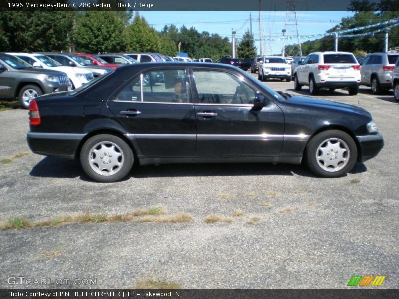 Black / Beige 1996 Mercedes-Benz C 280 Sedan