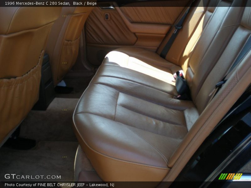 Black / Beige 1996 Mercedes-Benz C 280 Sedan