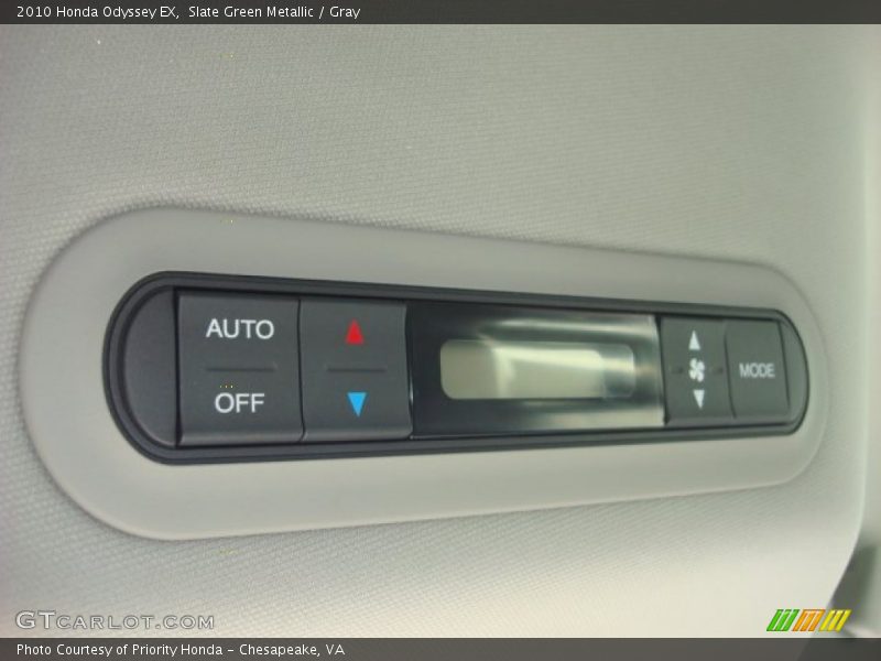 Slate Green Metallic / Gray 2010 Honda Odyssey EX