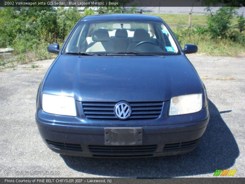 Blue Lagoon Metallic / Beige 2002 Volkswagen Jetta GLS Sedan