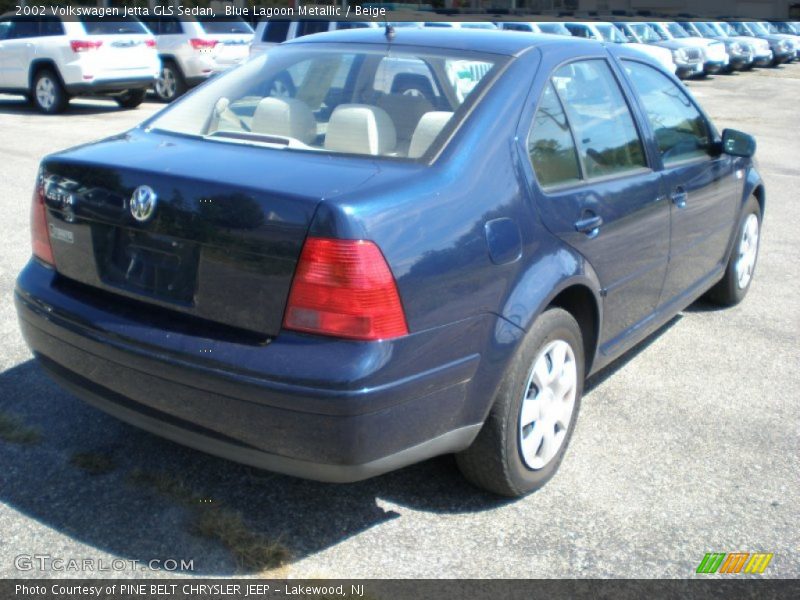 Blue Lagoon Metallic / Beige 2002 Volkswagen Jetta GLS Sedan