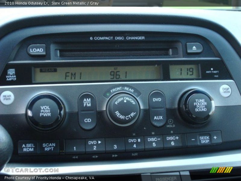 Controls of 2010 Odyssey EX