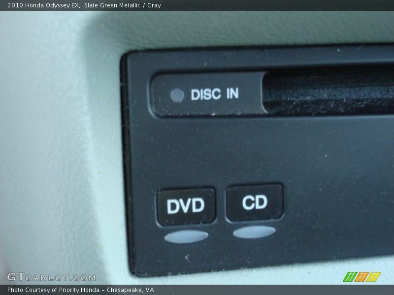 Slate Green Metallic / Gray 2010 Honda Odyssey EX