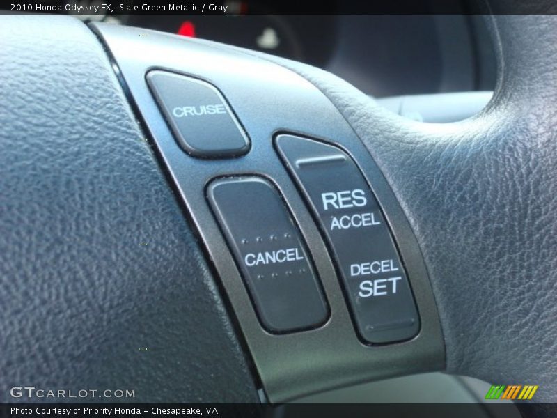Controls of 2010 Odyssey EX