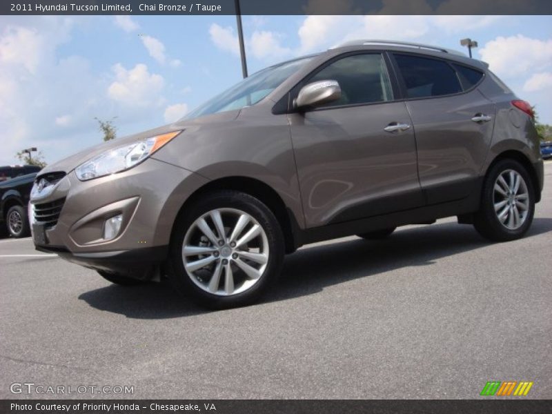 Chai Bronze / Taupe 2011 Hyundai Tucson Limited