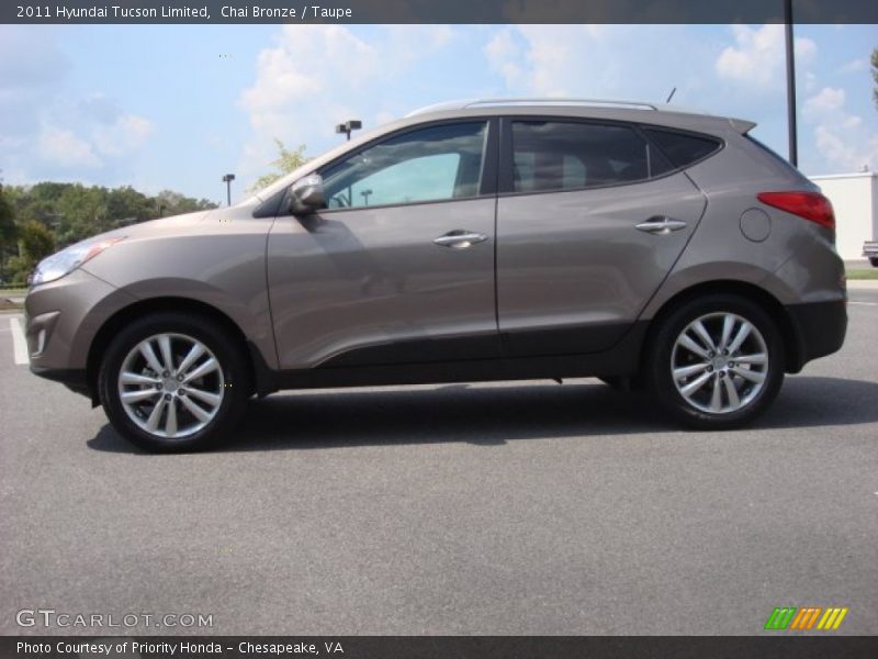 Chai Bronze / Taupe 2011 Hyundai Tucson Limited