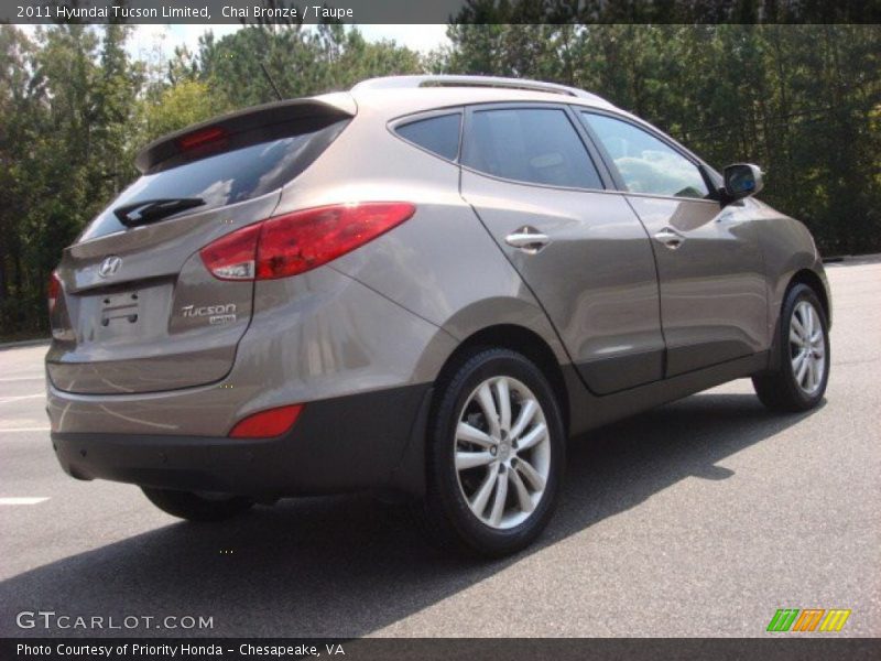 Chai Bronze / Taupe 2011 Hyundai Tucson Limited