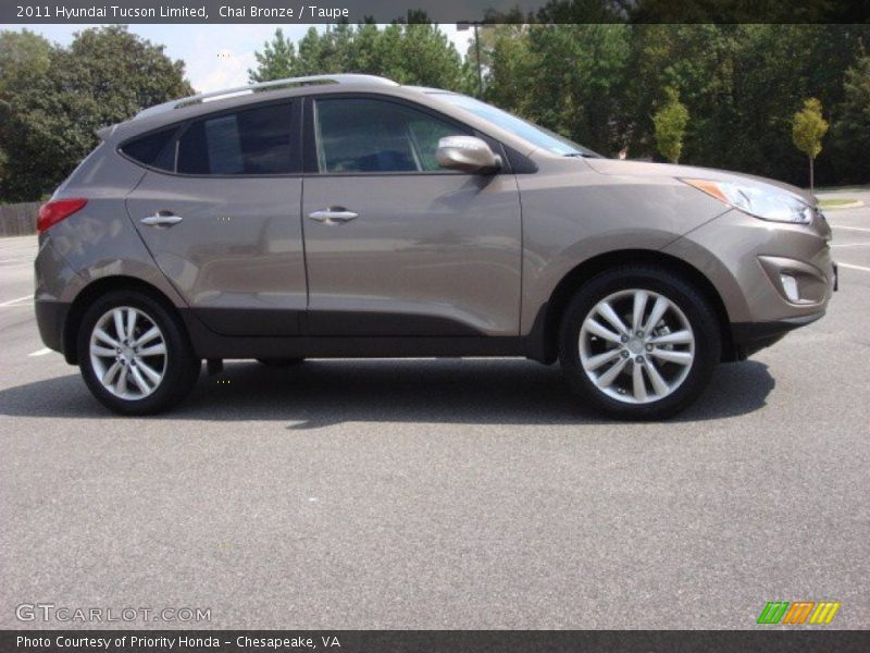 Chai Bronze / Taupe 2011 Hyundai Tucson Limited