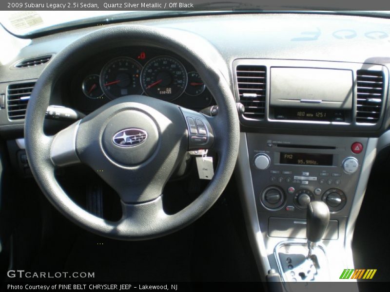 Quartz Silver Metallic / Off Black 2009 Subaru Legacy 2.5i Sedan
