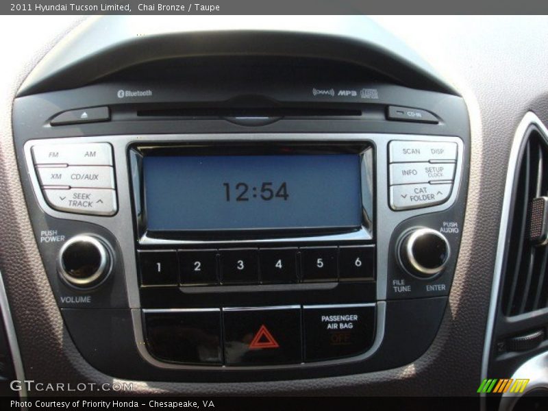 Chai Bronze / Taupe 2011 Hyundai Tucson Limited