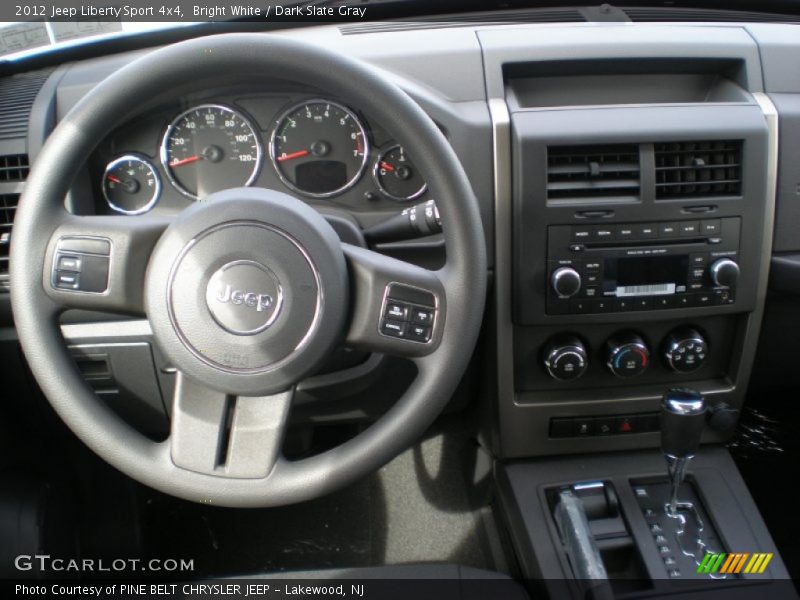 Bright White / Dark Slate Gray 2012 Jeep Liberty Sport 4x4