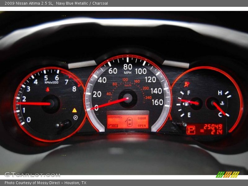Navy Blue Metallic / Charcoal 2009 Nissan Altima 2.5 SL