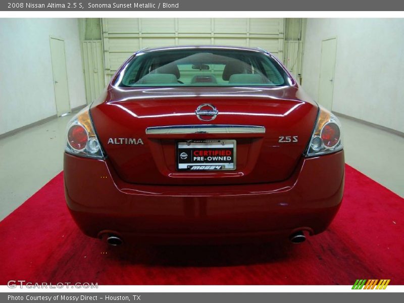 Sonoma Sunset Metallic / Blond 2008 Nissan Altima 2.5 S