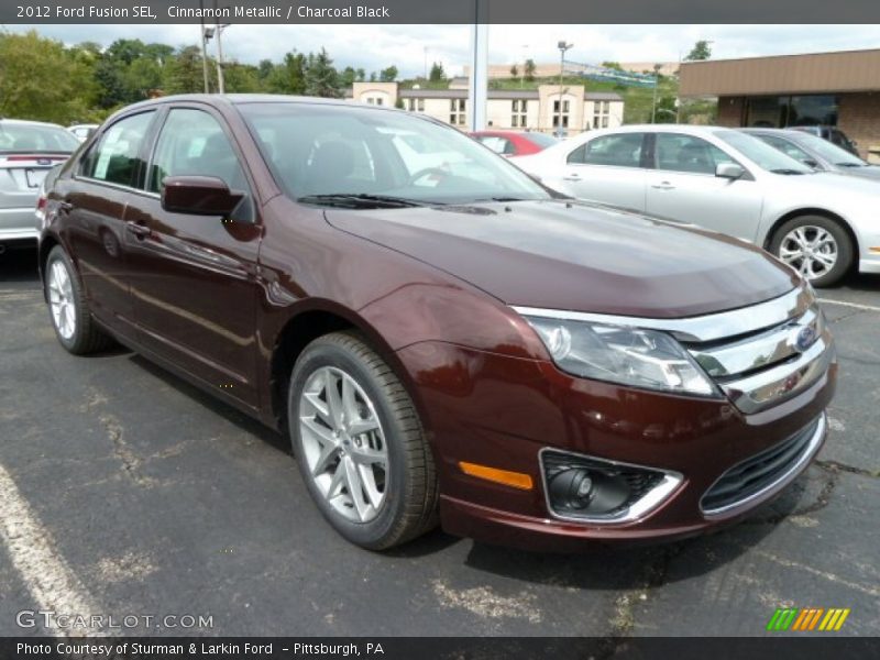 Cinnamon Metallic / Charcoal Black 2012 Ford Fusion SEL
