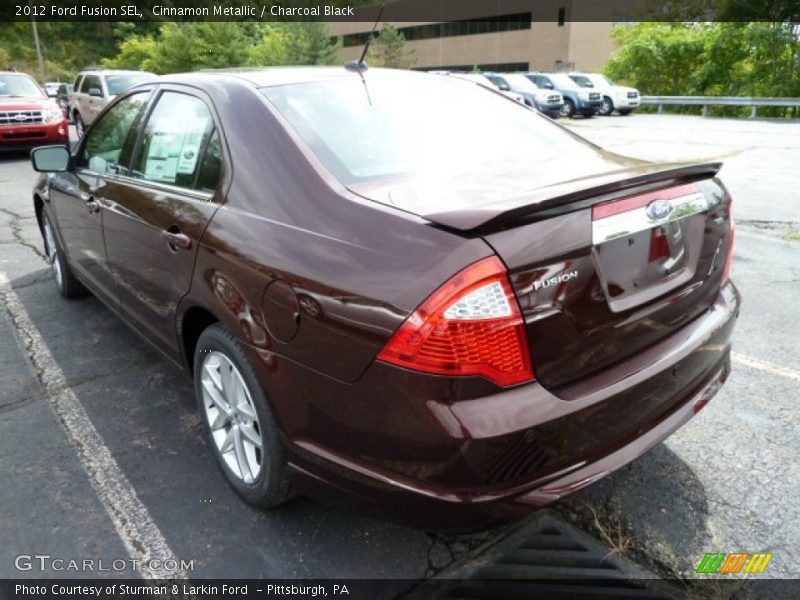 Cinnamon Metallic / Charcoal Black 2012 Ford Fusion SEL