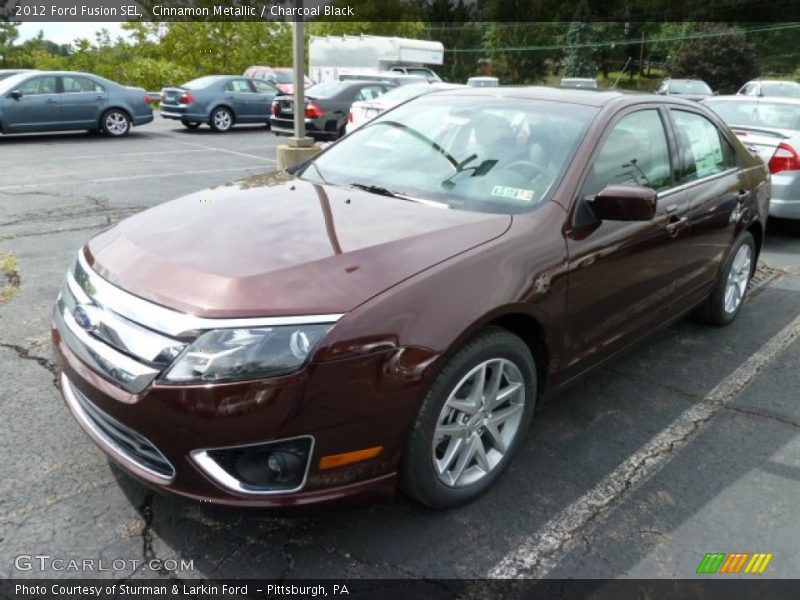 Cinnamon Metallic / Charcoal Black 2012 Ford Fusion SEL