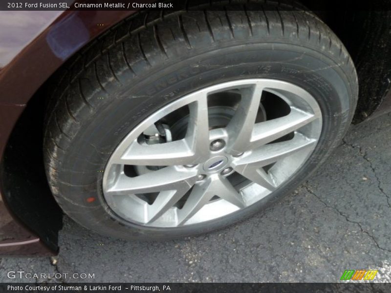 Cinnamon Metallic / Charcoal Black 2012 Ford Fusion SEL