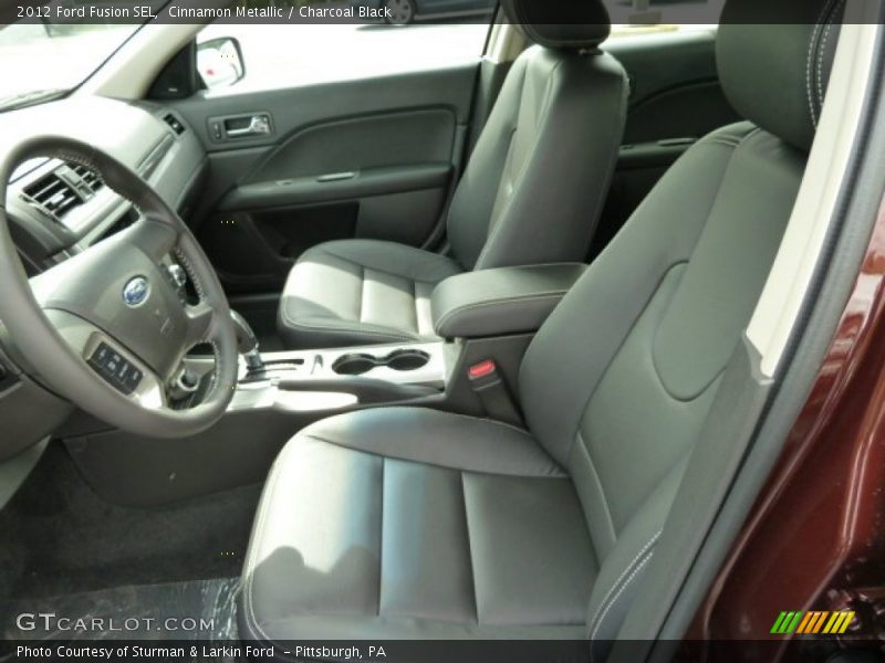 Cinnamon Metallic / Charcoal Black 2012 Ford Fusion SEL