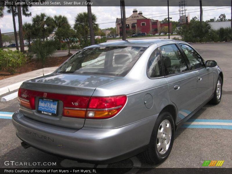 Silver Blue / Gray 2002 Saturn L Series L300 Sedan
