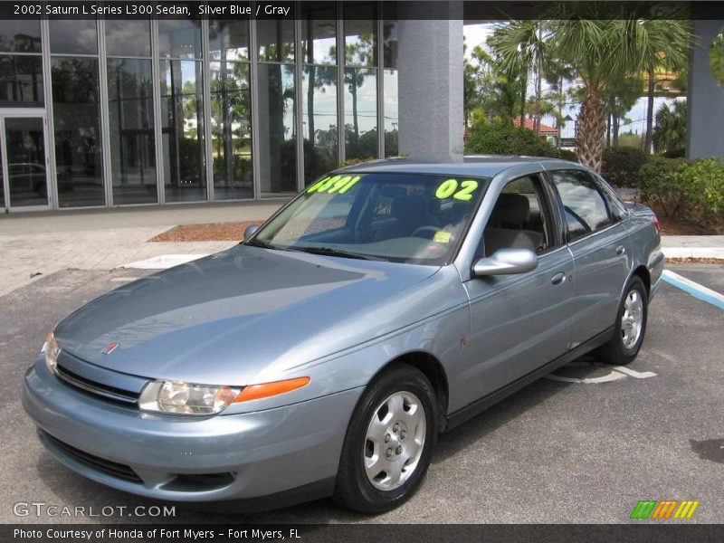 Silver Blue / Gray 2002 Saturn L Series L300 Sedan
