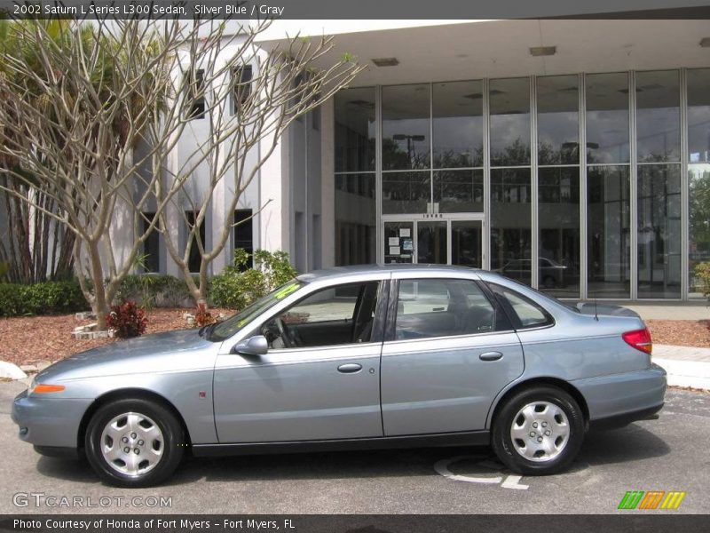 Silver Blue / Gray 2002 Saturn L Series L300 Sedan