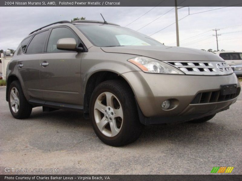 Polished Pewter Metallic / Charcoal 2004 Nissan Murano SL AWD